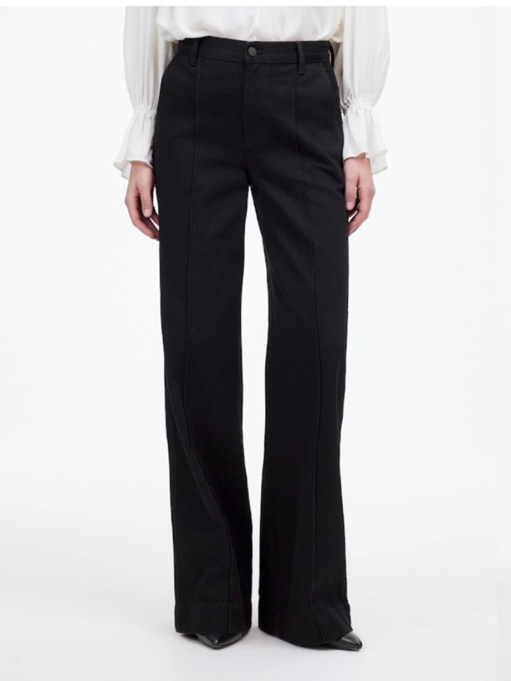 Madewell Black Trouser Jean